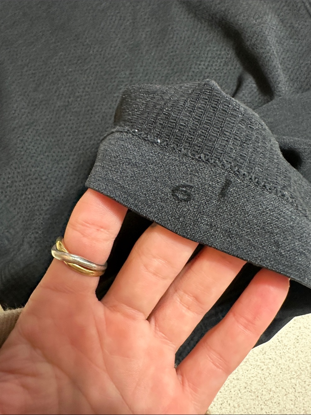 lululemon athletica Black Ribbed Tank with Scoop Back - Picture 3 of 3